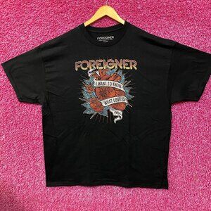 Foreigner Agent Provocateur I Wanna Know What Love Is T-Shirt  2XL
